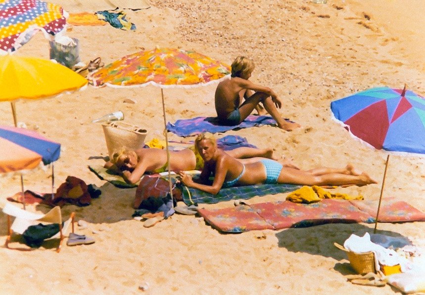 19720715-Tossa-Strandbeeld-Mama-Marij-Kaart