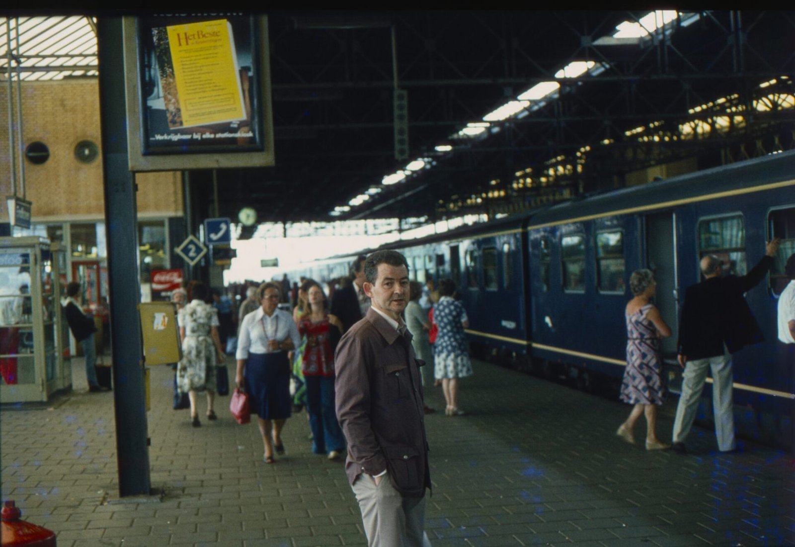 19770801-Spanje-1977-Station-Eindhoven-Riannes-vader
